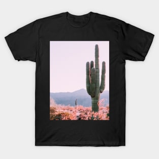 Cacti, Desert, Landscape, Sky, Nature print T-Shirt